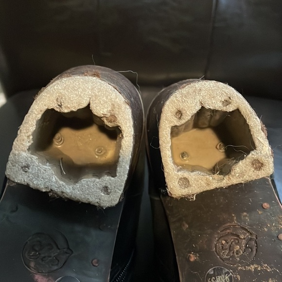 Women's Lucky Brand Leather And Suede Heeled Booties Size 9 - Picture 10 of 13